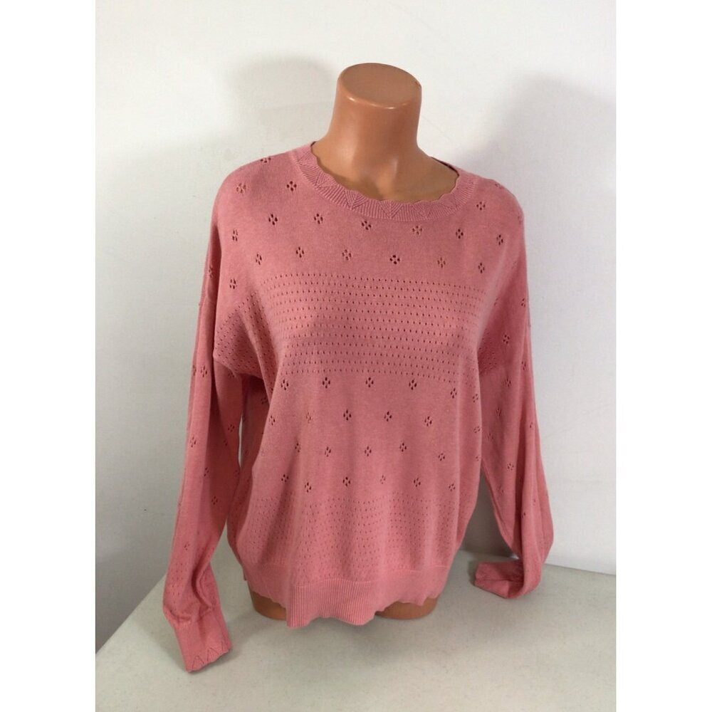 Lauren Conrad Pink Sweater Womens 2XL